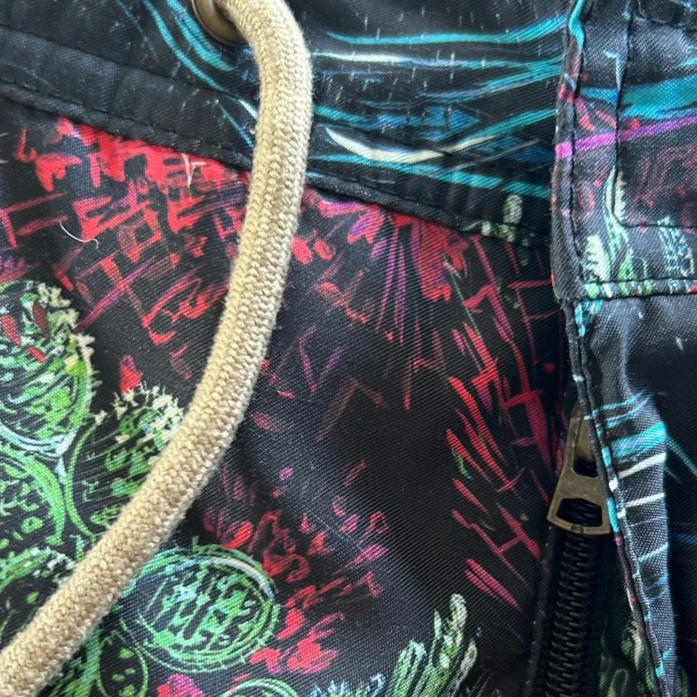 Thorsun Swim Shorts Trunks Men’s 33 Cactus All Over Print Drawstring Swimwear - Picture 5 of 10